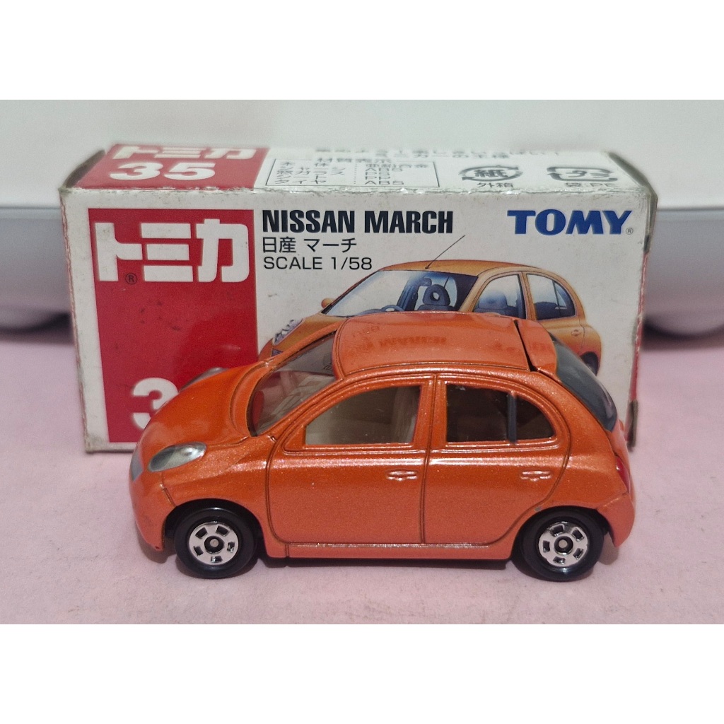 Diecast Tomy Biru Tomica 35 Nissan March