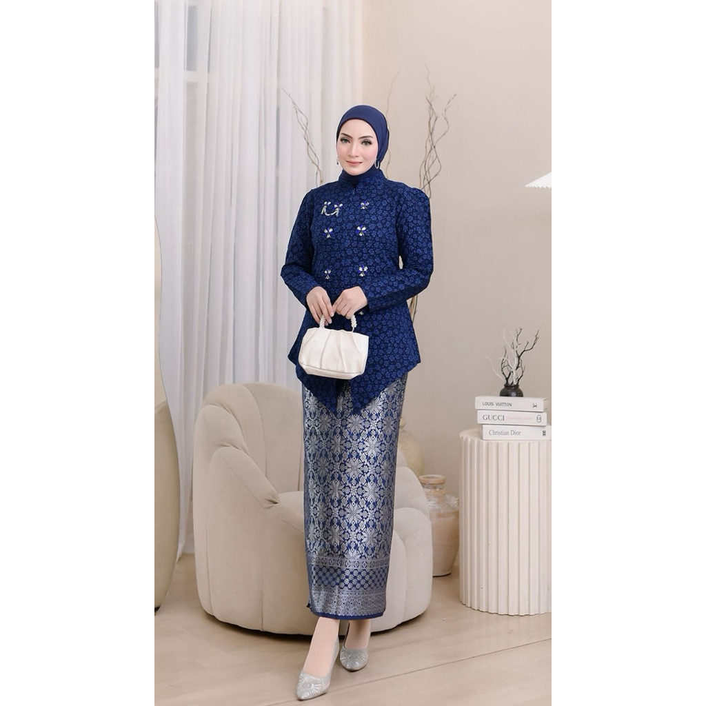SET Kebaya Janggan Fukuro Modern | Stelan Kebaya Fukuro Premium Rose Gold | Set Kebaya Kondangan Jan