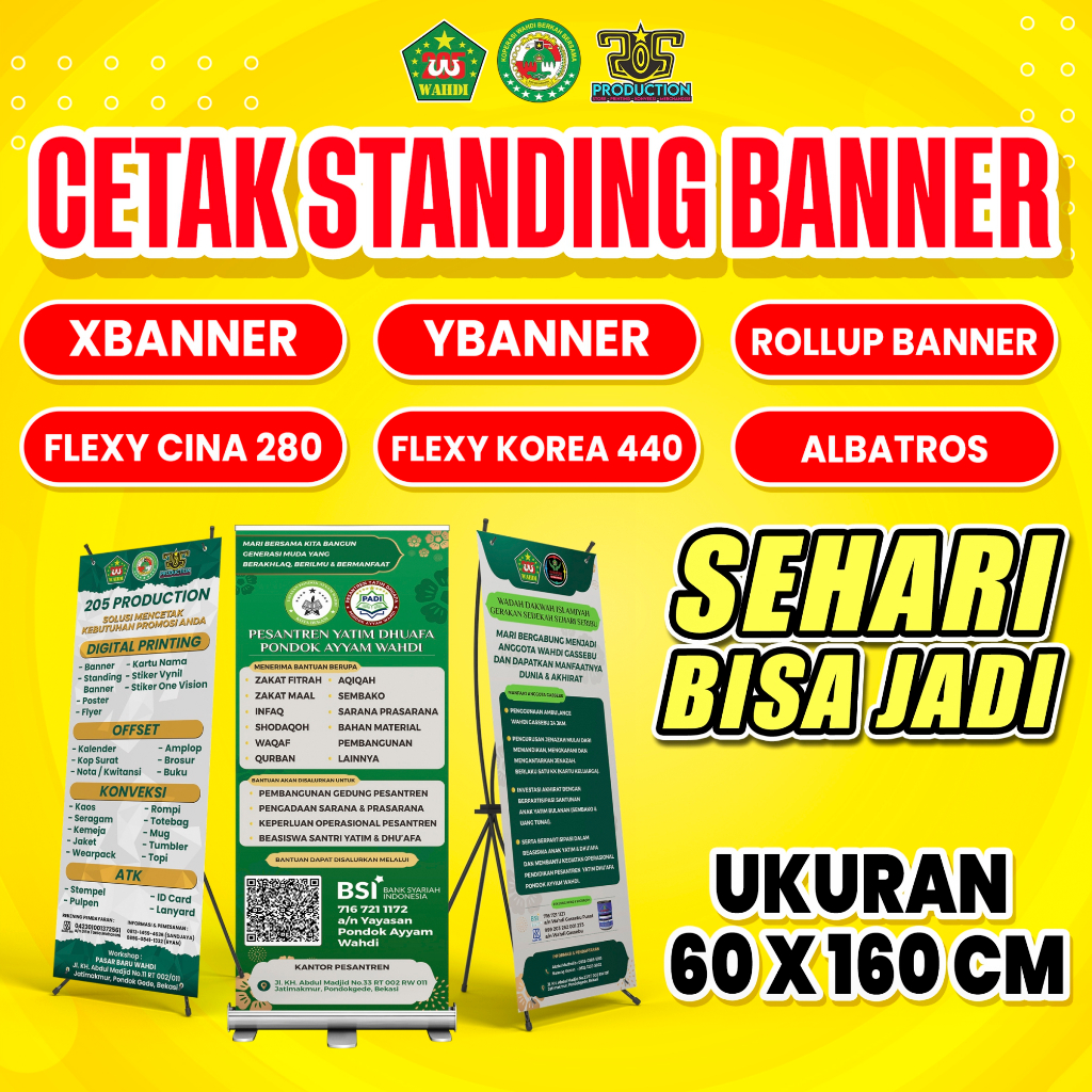 CETAK STANDING BANNER X BANNER | Y BANNER | ROLLUP BANNER | STAND BANNER | STANDING BANNER MURAH | X