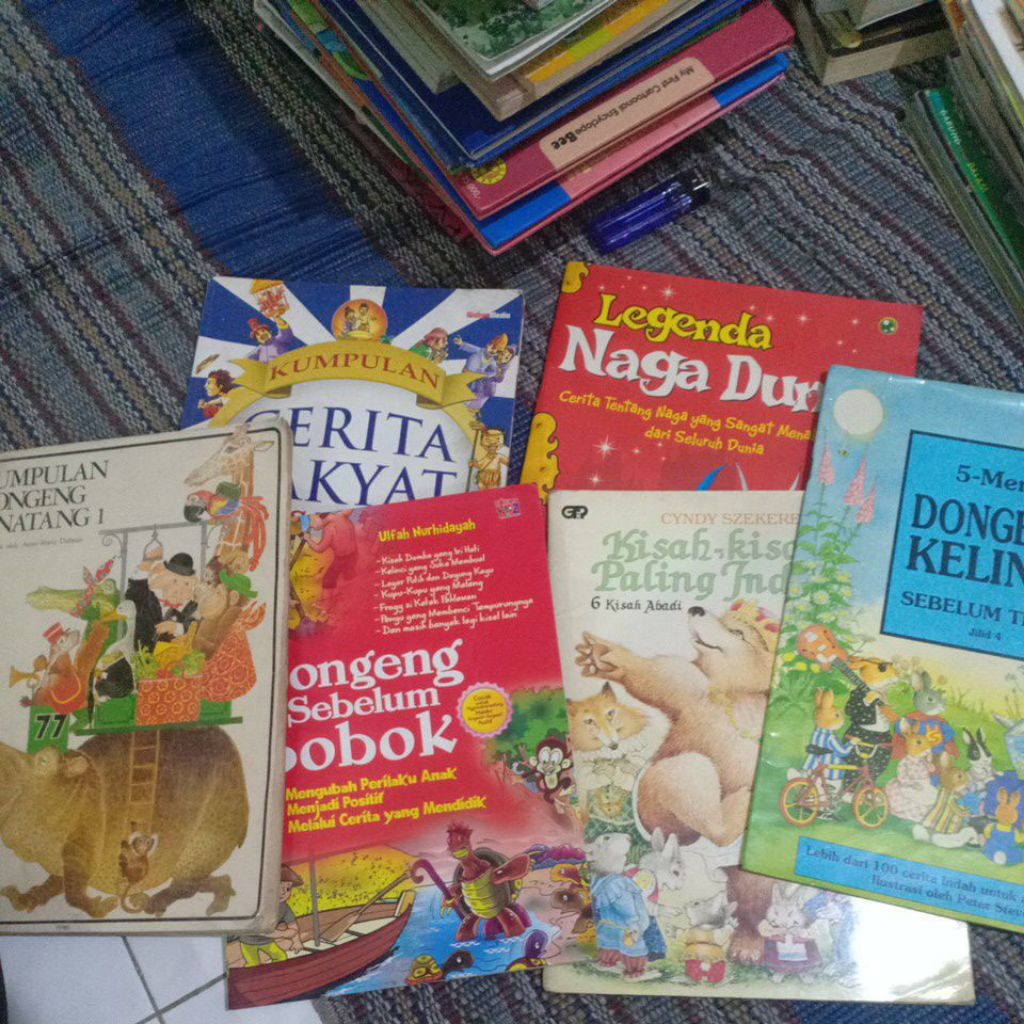 buku bekas kumpulan dongeng anak, cerita rakyat, kisah-kisah paling indah,cerita anak