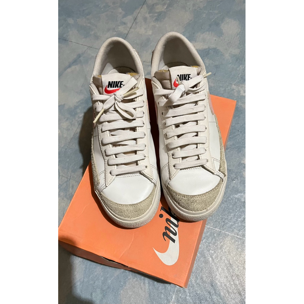 Nike Blazer low platform white pink glaze