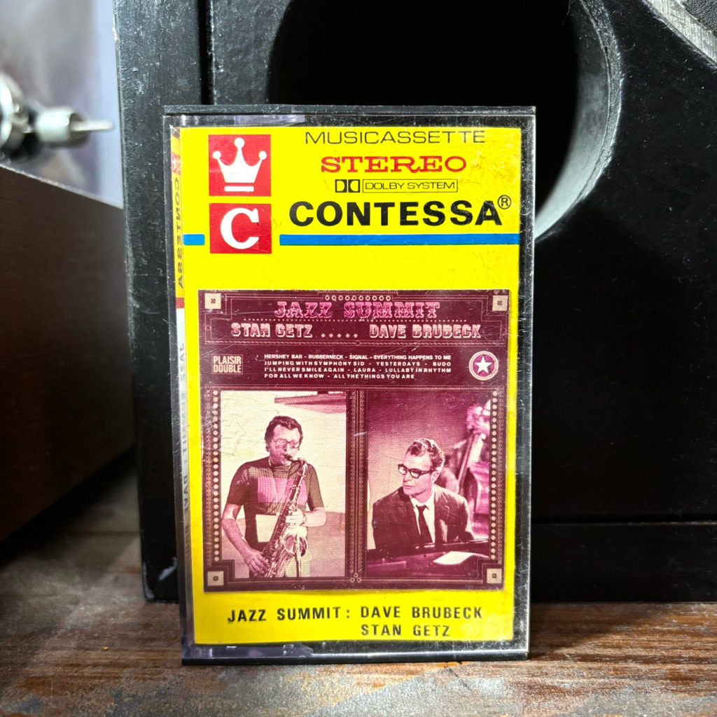 Kaset - Dave Brubeck Quartet & Stan Getz - Jazz Summit - Kaset Pita - Radio - Radio Tape - Jazz - Wa