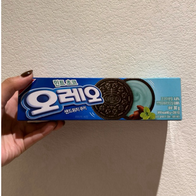 Oreo Sandwich Cookies Rasa Choco Mint ori Korea