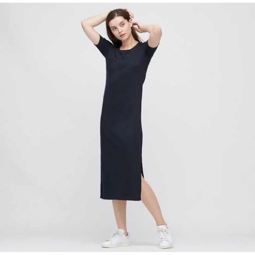 Dress Rib Bodycon Uniqlo (L)