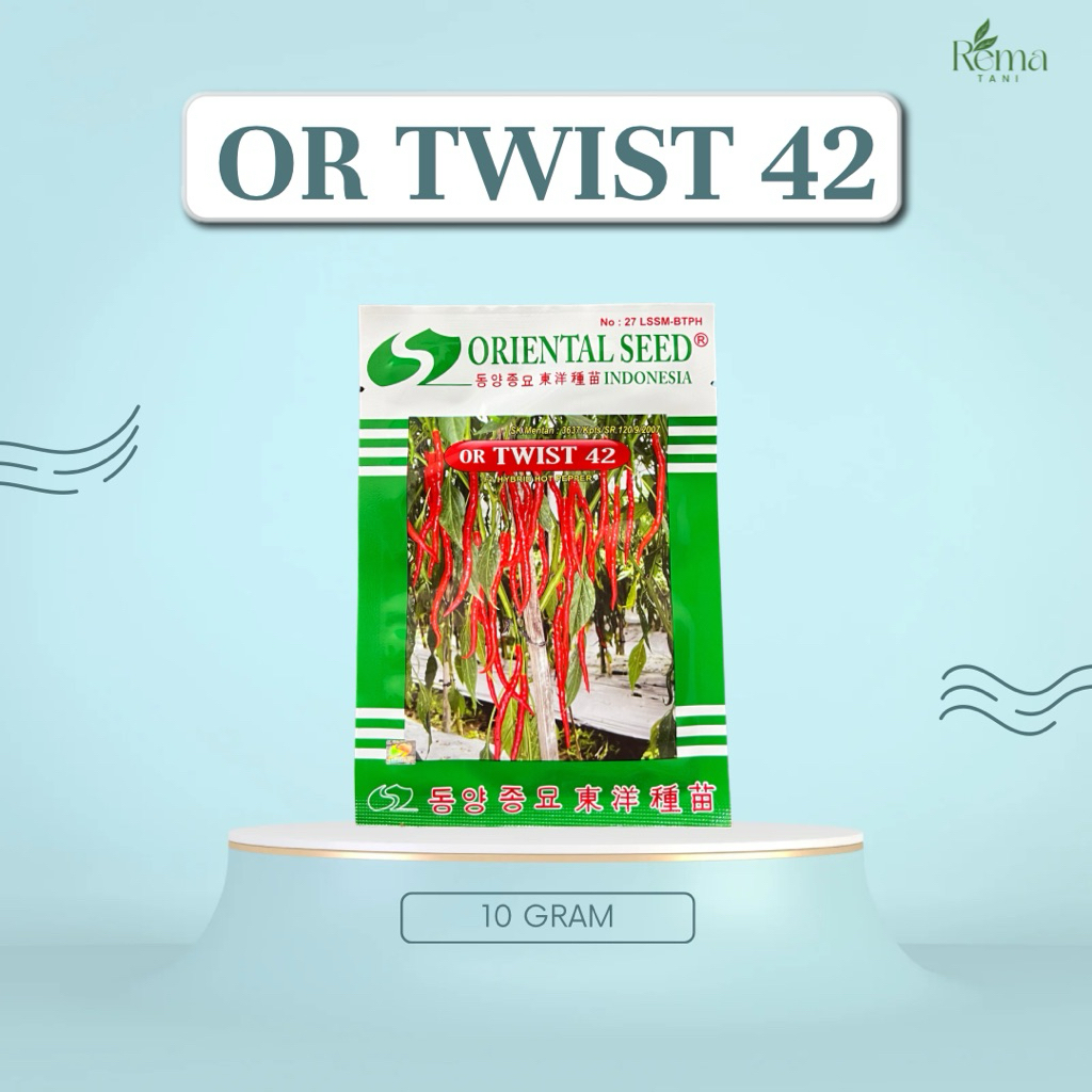 BENIH CABAI KERITING OR TWIST 42 KEMASAN 10 GRAM ±2000 BIJI