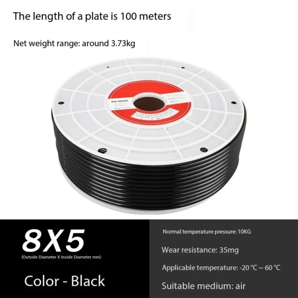 SELANG PU 5 X 8 MM POLYURETHANE U/ SLIP LOCK 8MM PNEUMATIC MIST NOZZLE