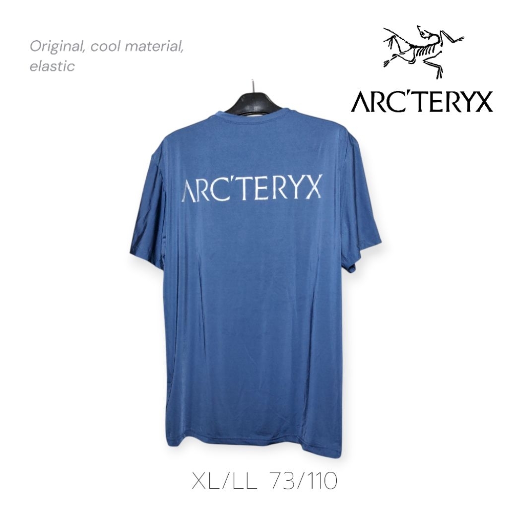 Arc'teryx Outdoor T-shirt Kaos Olahraga Lengan Pendek Material Dingin dan elastis. Original Size XL