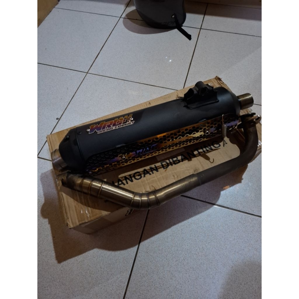 knalpot wrc ss02 kondoman aerox