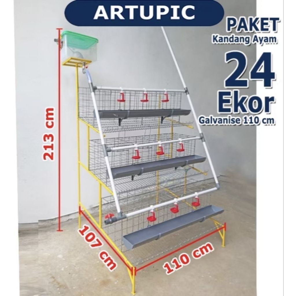 Kandang Ayam Petelur / Kandang Galvanis