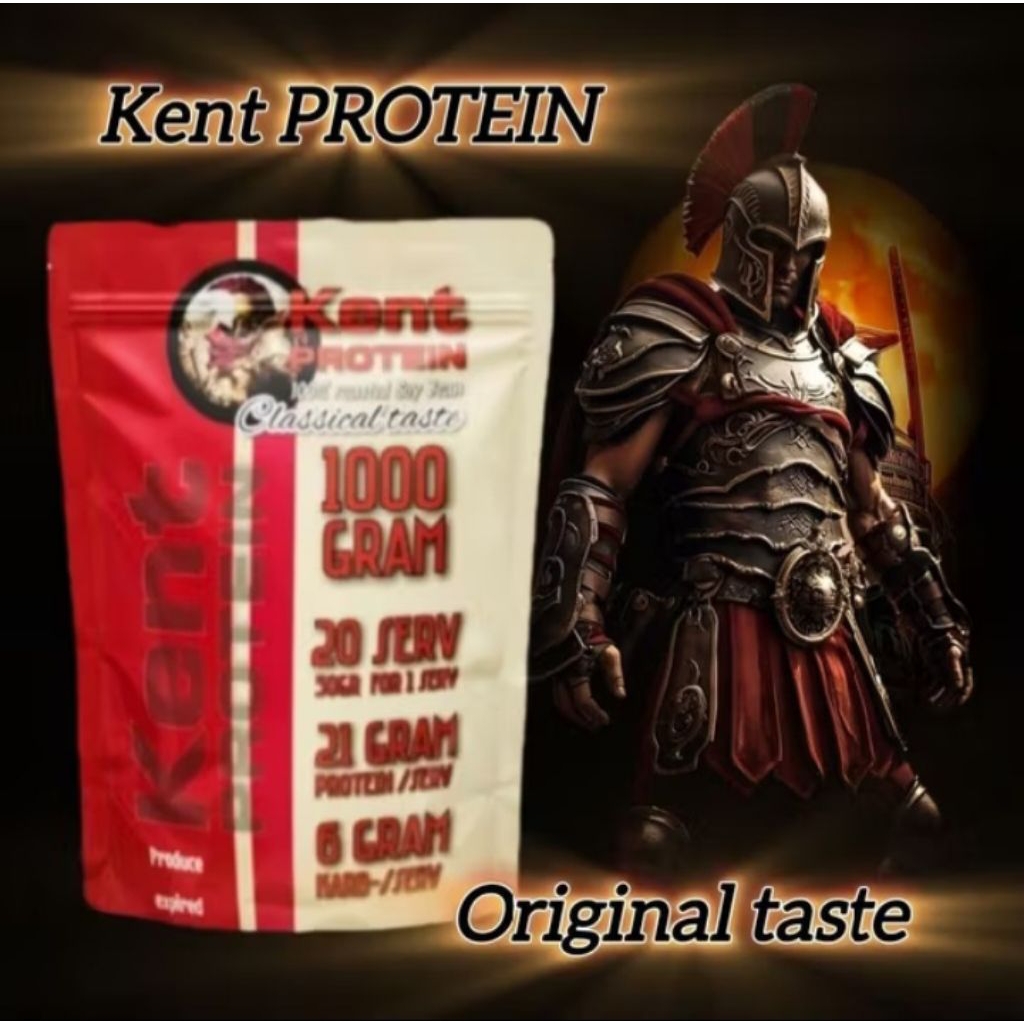 KODE A| KENT PROTEIN bubuk kedelai 1000g asupan protein tubuh.
