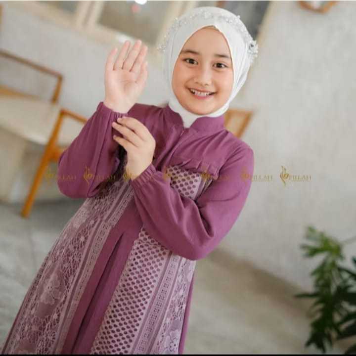 Gamis Anak Perempuan Modern 2025 Gamis Crinkle Gamis Anak Gamis Terbaru Gamis Brokat Gamis Putih Gam