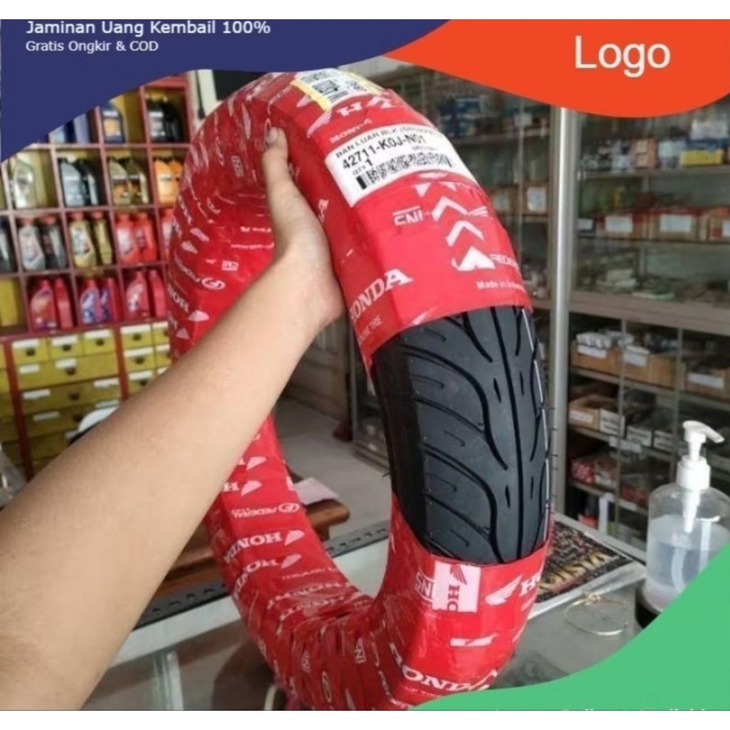 Promo Sepasang Ban Motor Metik Beat Vario Mio Scoopy Tubles,,,