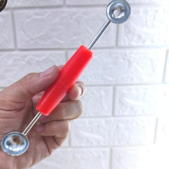 Kerokan Buah COCKTAIL Besar Kecil Es Buah Bulat Melon Semangka Blewah Sendok Serbaguna Kitchenware