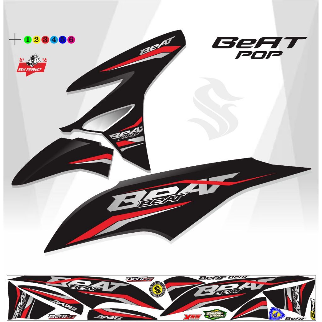 STRIPING VARIASI BEAT POP / STRIPING TERLARIS BEAT POP