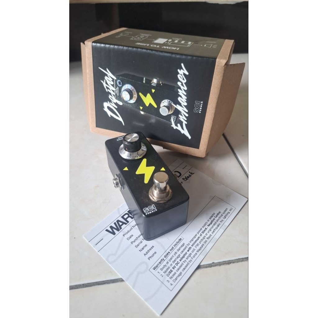 SCI Digital Enhancer Pedal / Efek Digital Enhancer Hitam SCI