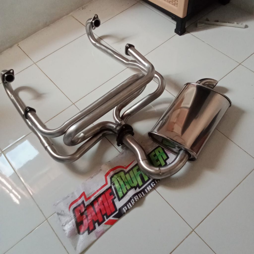 Knalpot vw kodok model header set