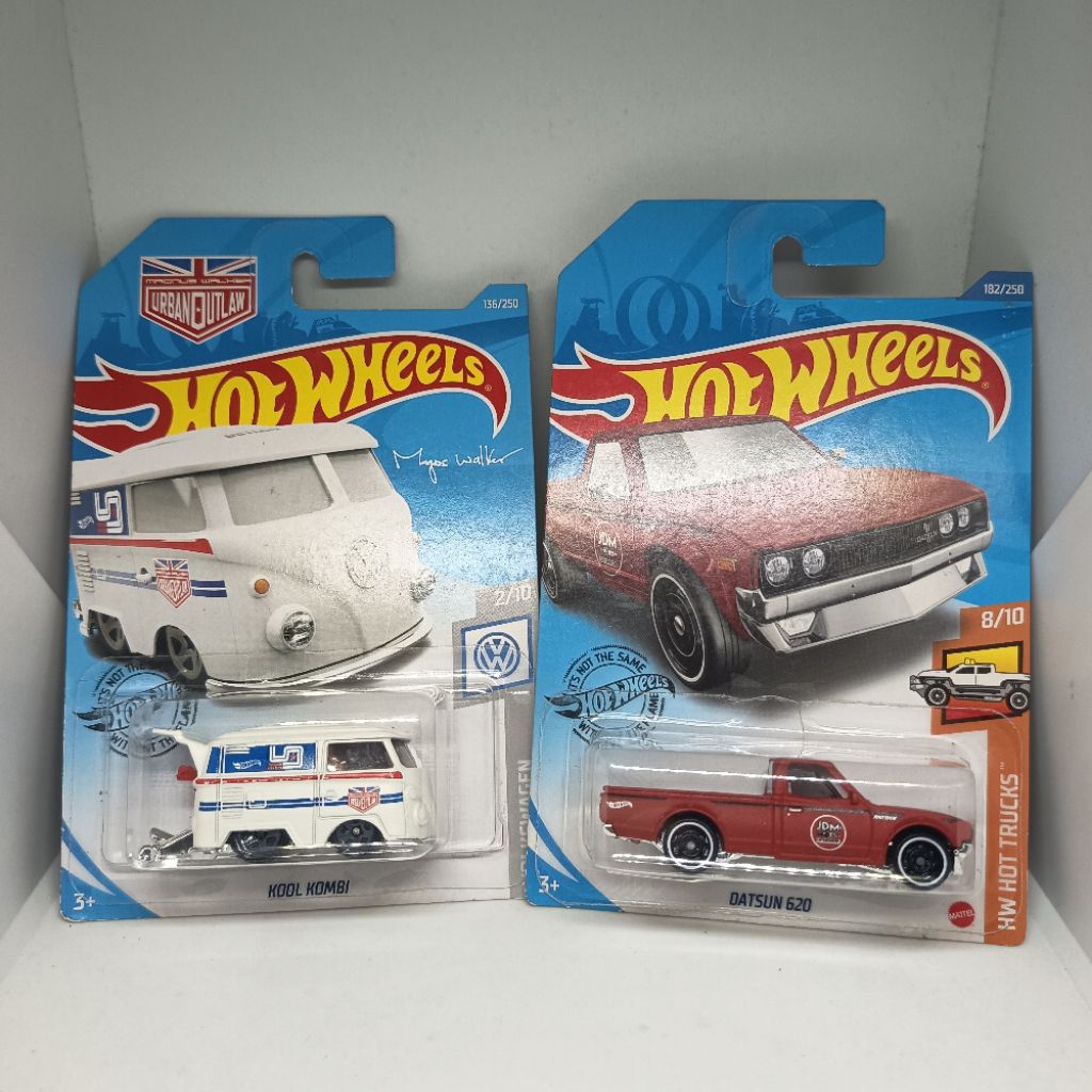 hot wheels kool kombi urban outlaw & datsun 620
