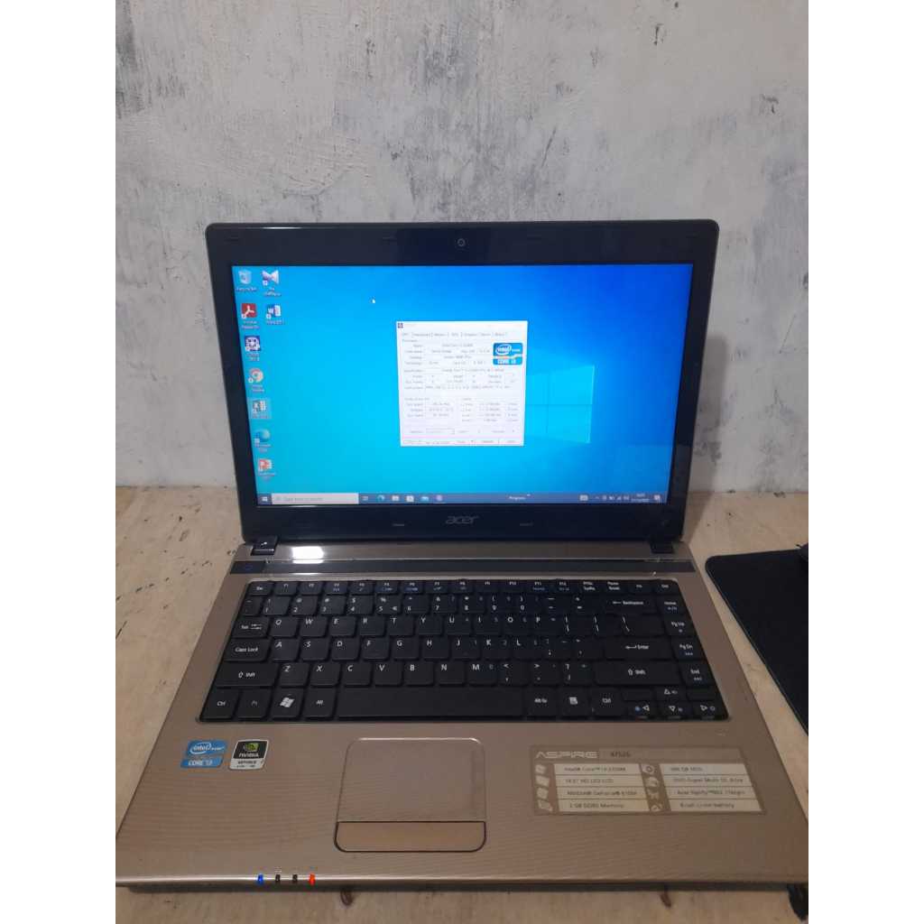 Laptop Bekas Acer 4752G Intel Core i3 , Ram 4Gb DDR3, Hardisk 500Gb