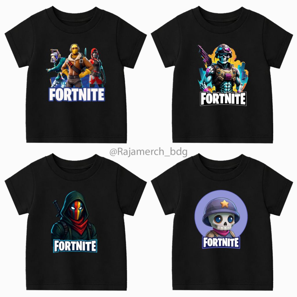 BAJU KAOS ANAK FORTNITE KAOS ATASAN ANAK FORTNITE
