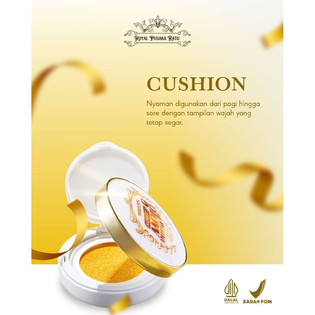 CUSHION GLOWING WANA GLOW Cushion Natural by Royal Pusaka Ratu semakin di pakai semakin glowing
