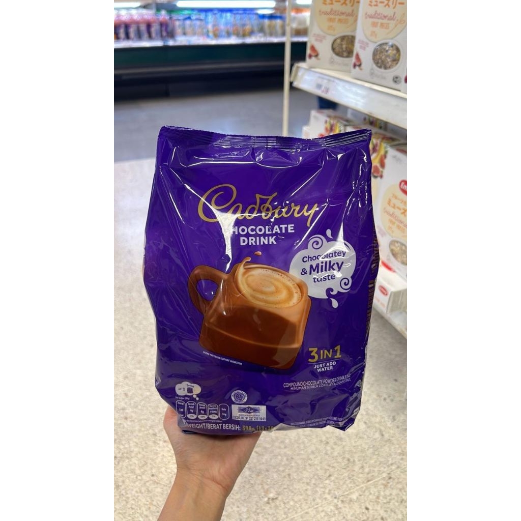 Cadbury chocolate drink  390gr/13sachet