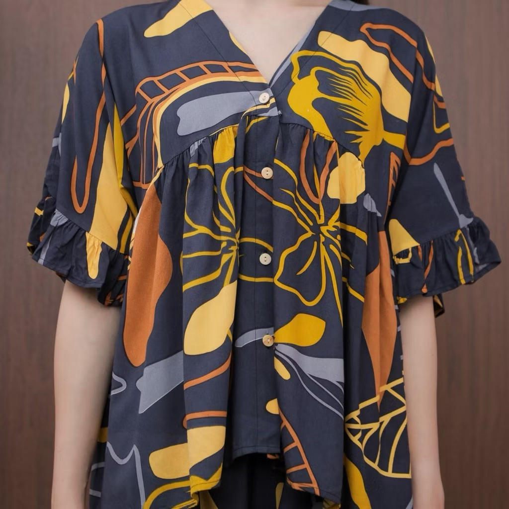 Daster Set Celana rayon