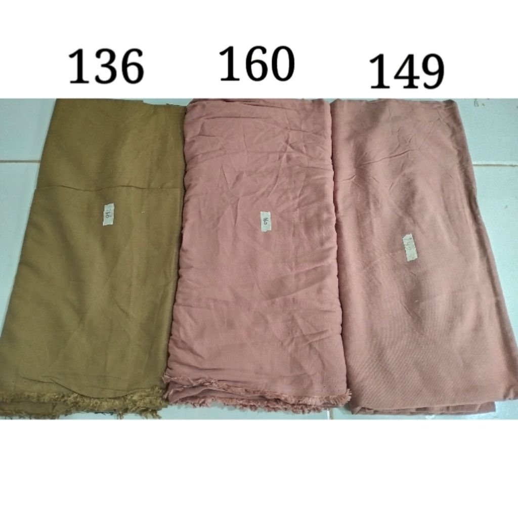 kain katun rayon polos