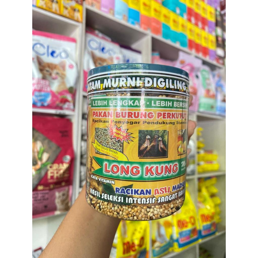 Longkung pakan burung perkutut