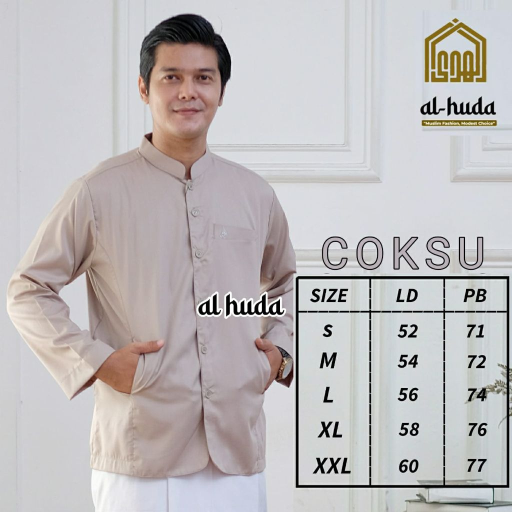 BAJU KOKO HAIBAH AL HUDA COKLAT SUSU KUALITAS PREMIUM