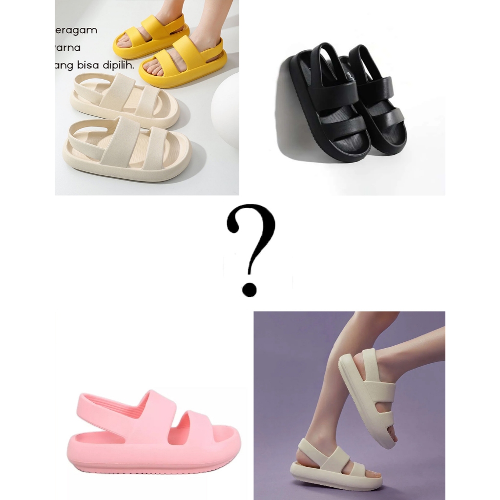 BELOVA OBRAL SANDAL WANITA KOREAN SLIP ON RANDOM MODEL LET SLIP ON / SANDAL KOREAN SLIP ON TALI KODE