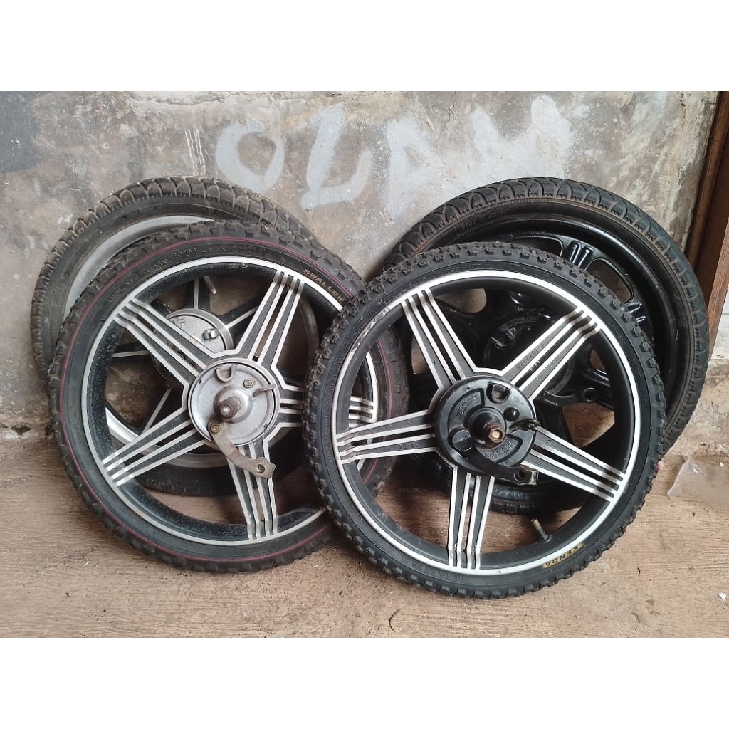 VELG DEPAN SEPEDA LISTRIK SECOND RING 16 INCH