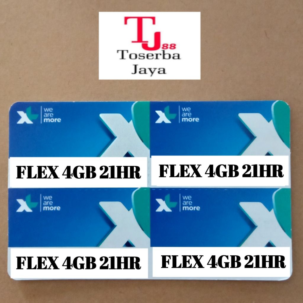 VOUCHER DATA XL FLEX S (4GB 21HR)