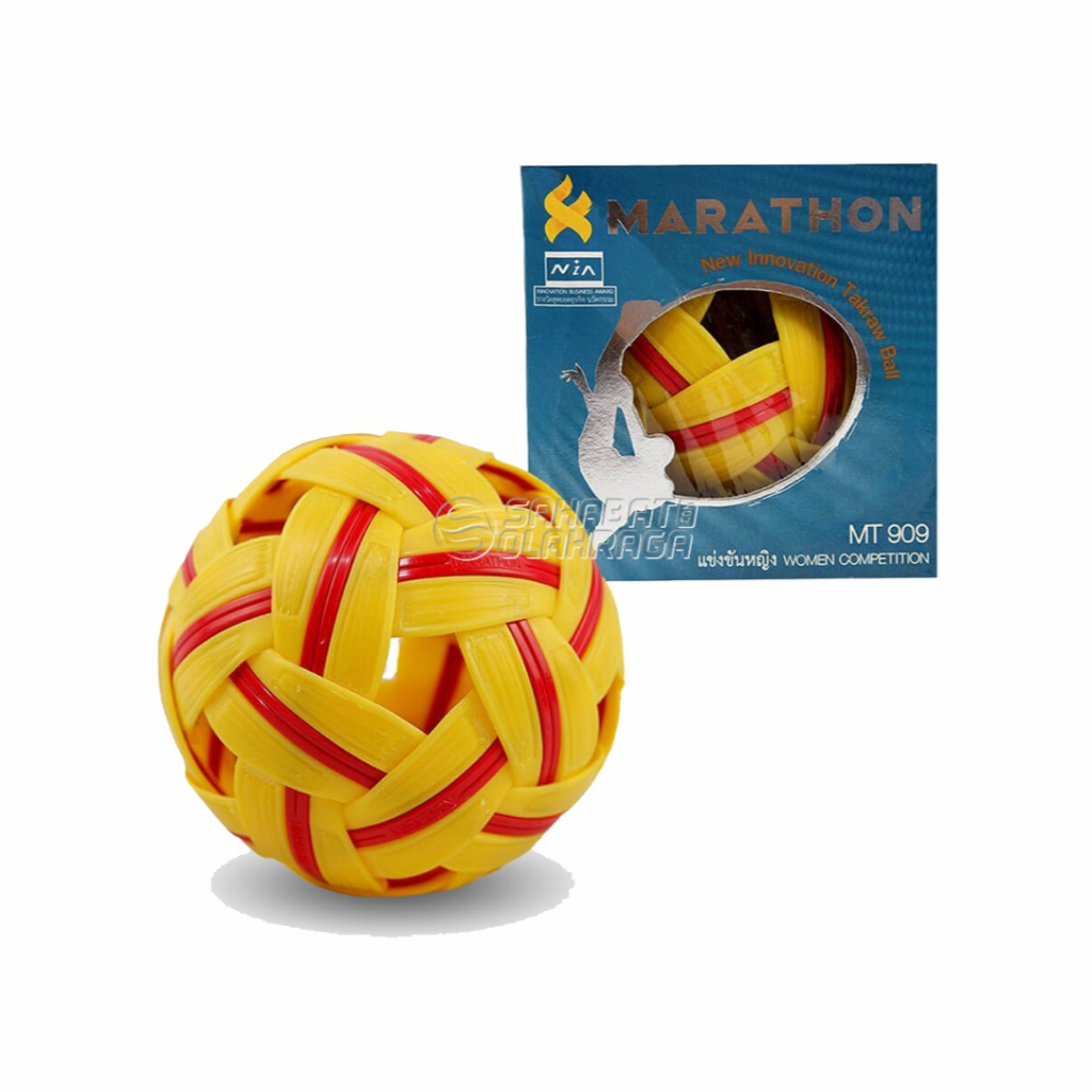 Bola Takraw original MARATHON MT 908 MT 909 Bola kaki takraw import