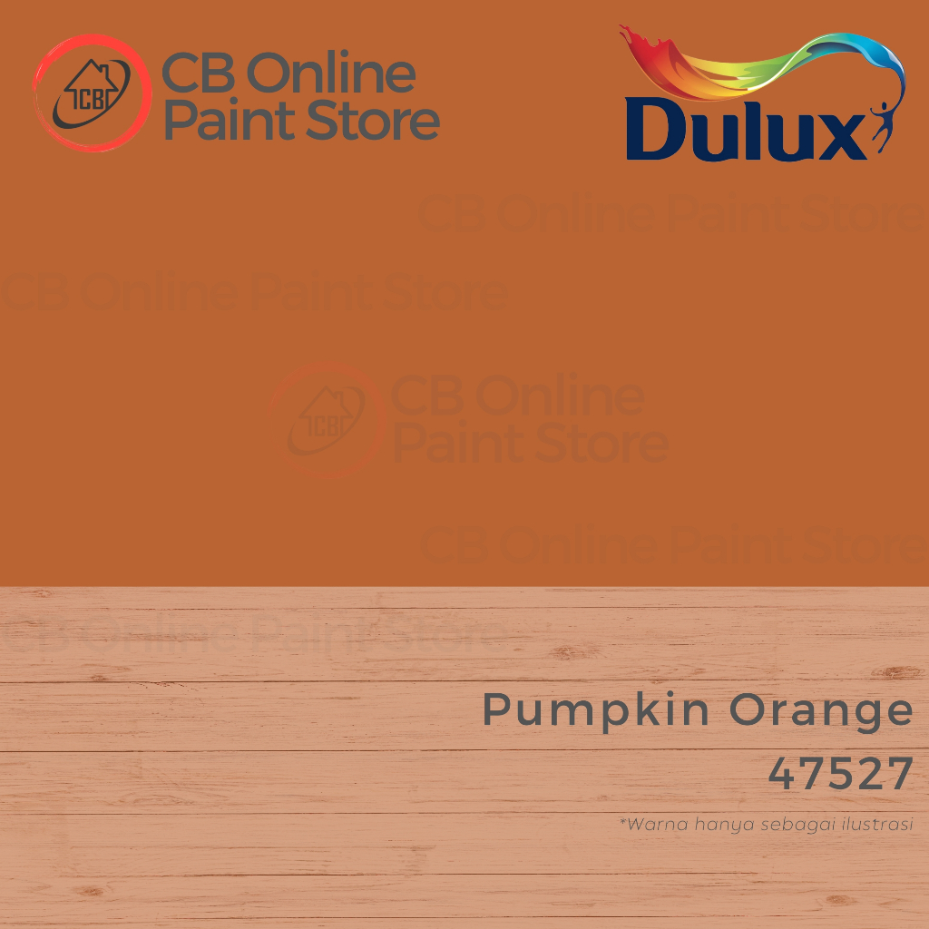 CAT KAYU DAN BESI DULUX V-GLOSS - PUMPKIN ORANGE 47527