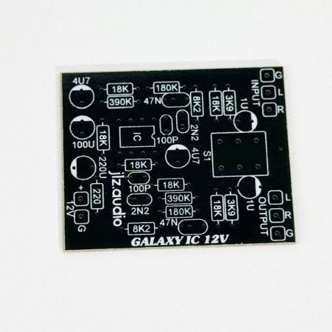 PCB TONE KIT GALAXY IC JRC 4558 12VDC AUDIO