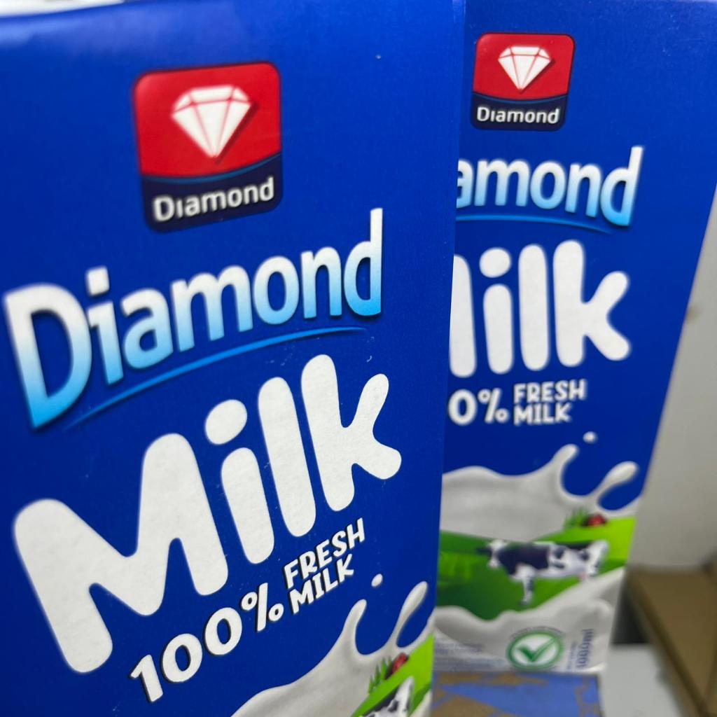 Diamond Mil Susu UHT 1L Full Cream / Susu UHT 1L / Susu UHT 1000ml Diamon Milk