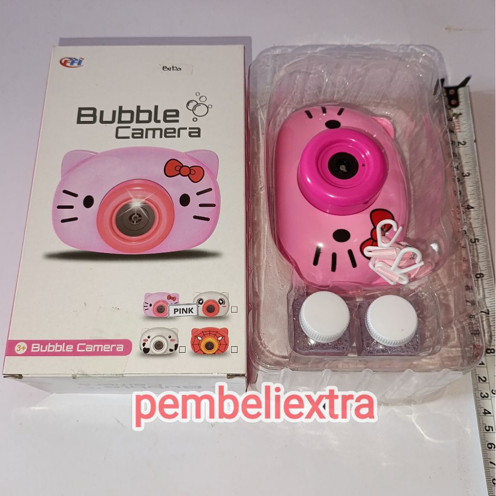 mainan termurah bubble kamera baterai
