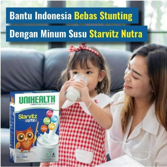 Starkidz Nutra Susu Anak 1–12 Tahun – Tinggi Kalsium, Zinc & Minyak Ikan