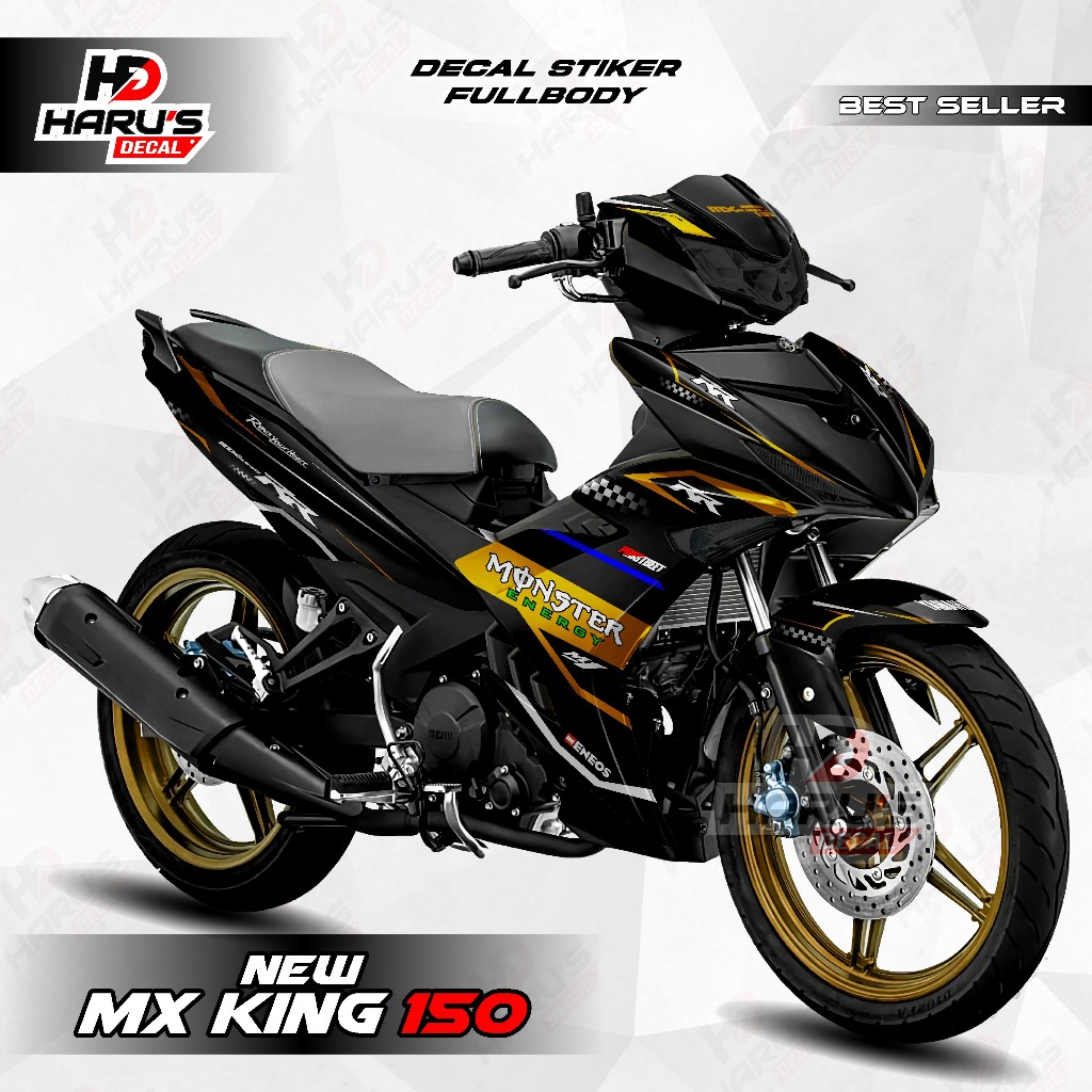Decal Stiker Full Body MX King 150 NEW RR Monster | Decal Stiker FullBody untuk MX King 150 NEW