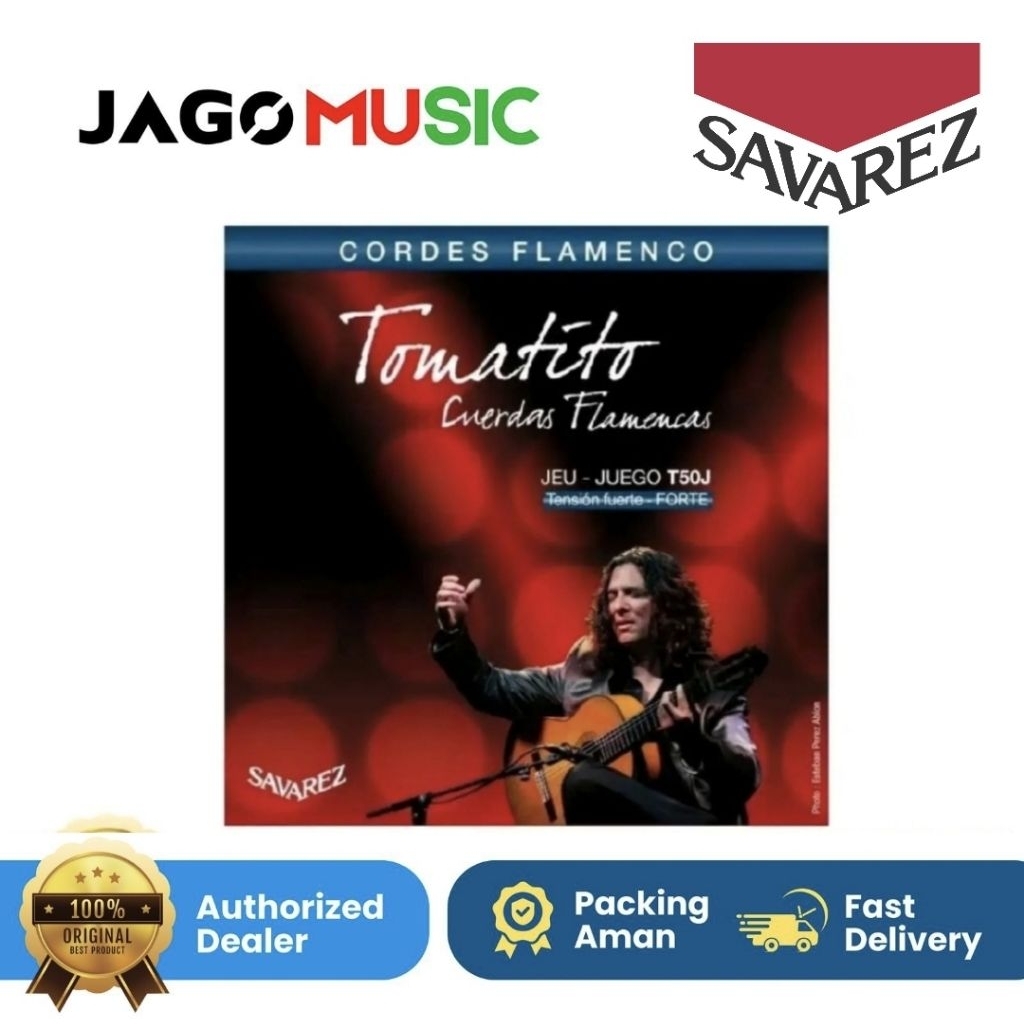 Senar Gitar Klasik Savarez T 50J Classic Guitar String Savarez T50J Tomatito