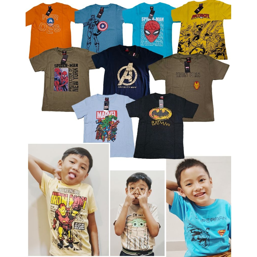 Kaos anak laki-laki superhero Marvel Nevada