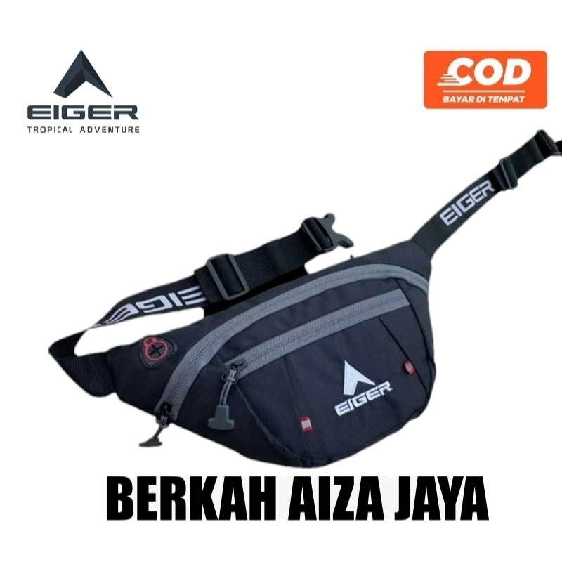 Tas Pinggang waistbag Tas Selempang Eiger Waistbag Slingbag [POLYESTER ABT]