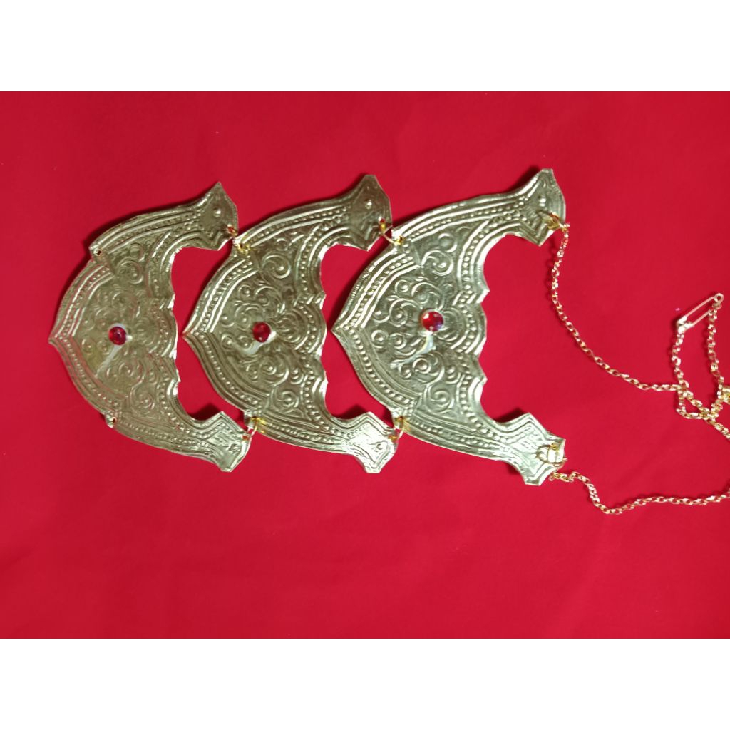 kalung adat Palembang//kalung tari adat palembang//kalung tari anak adat palembang