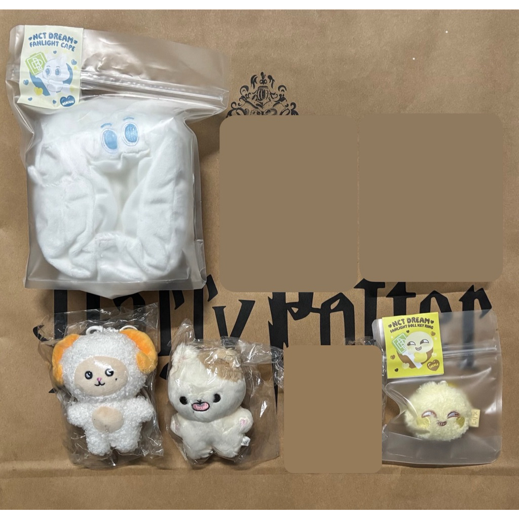 doll boneka keyring fanlight cape lightstick nct aab dream wayv renjun yangyang chenle jisung injeol