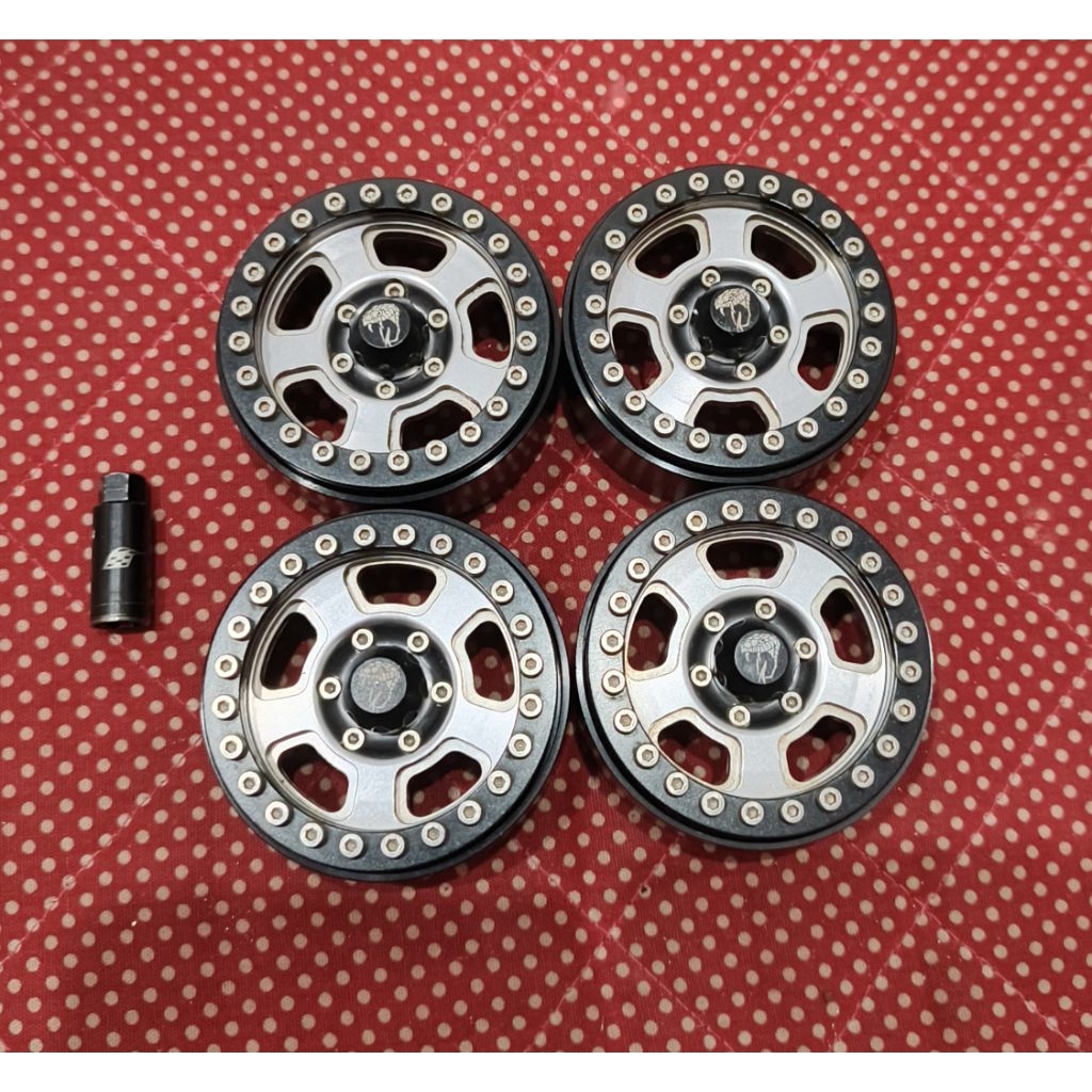 Velg RC bedlock 1.9" boom racing venomous krait pro built plus ban super swamper cinaan