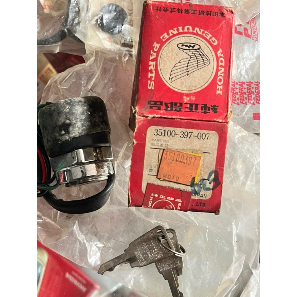 KUNCI KONTAK IGNITION SWITCH HONDA CB100 CB125 CB 100 CB XL 125 S90 S90Z CL90ORIGINAL MADE IN JAPAN 