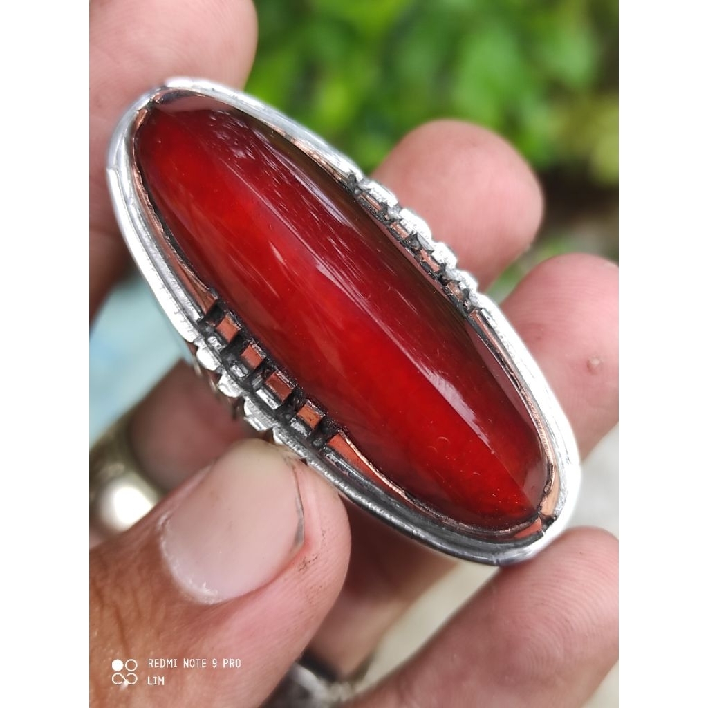 Batu Akik Pandan merah