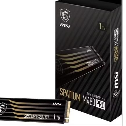 MSI SPATIUM M480 NVMe SSD PCIe 4.0