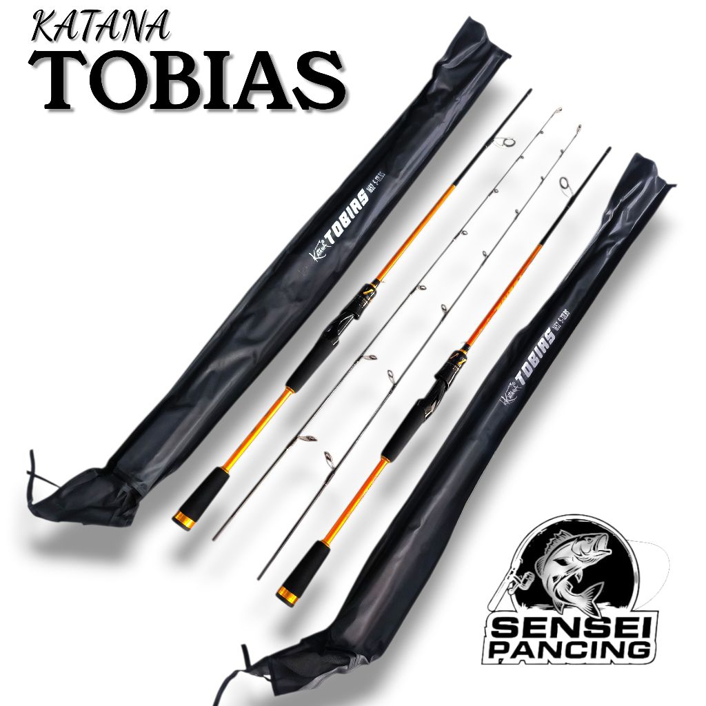 Joran Pancing Carbon Spinning Rod Katana Tobias 150 165 180cm