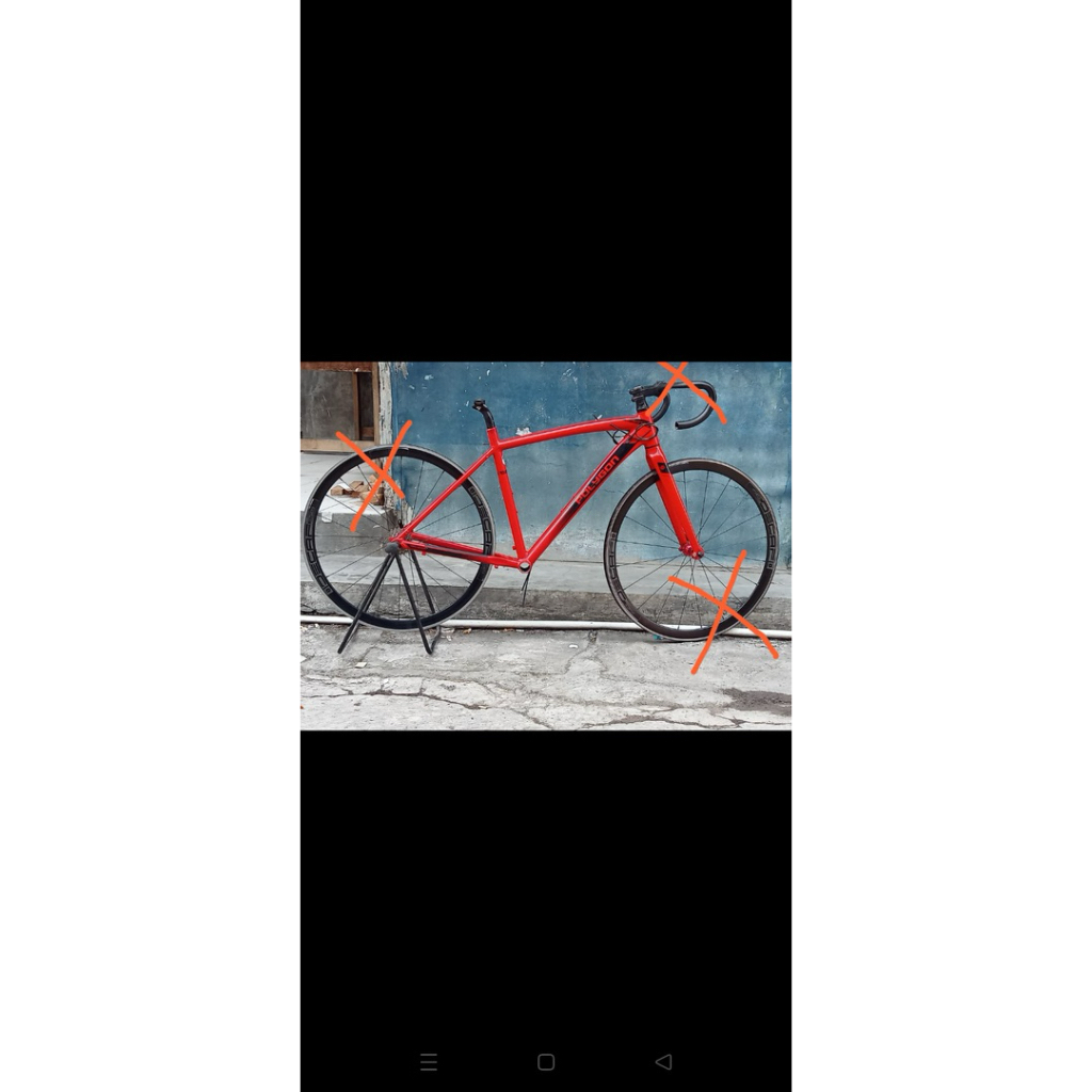 Frame + fork stratos S2  Frame Alloy second